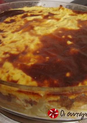 Φωτογραφία της συνταγής Παστίτσιο με κιμά μανιταριών και μελιτζάνας