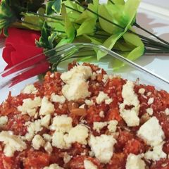 A picture of Gajar ka halwa.