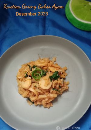 Foto resep Kwetiau Goreng Bakso Ayam