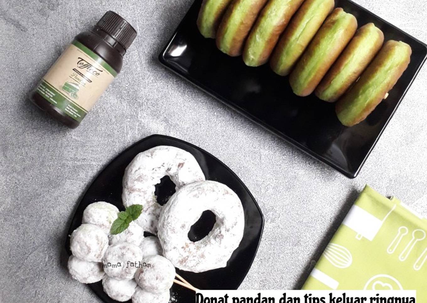 Donat pandan dan tips keluar ringnya