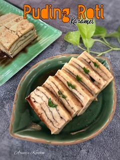 Foto resep Puding Lapis Roti Karamel