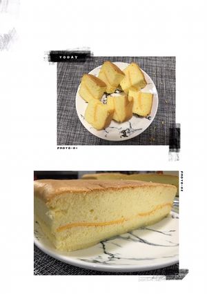 起司夾心*古早味蛋糕 的食譜成品照片
