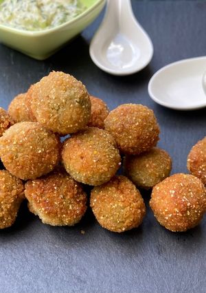 Foto di Olive ascolane con salsa tartare