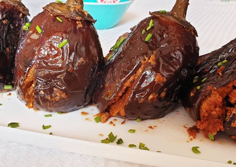 Stuffed Fry Brinjals