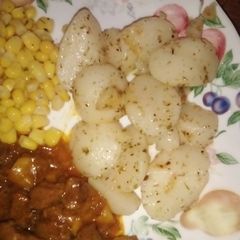 A picture of Parsley potatoes.
