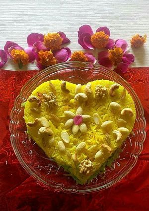 A picture of Dryfruits Baked Zarda.