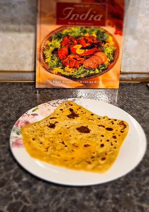 Indiai,karom magos lepénykenyér (Ajwain Wali Pratha) recept fotója