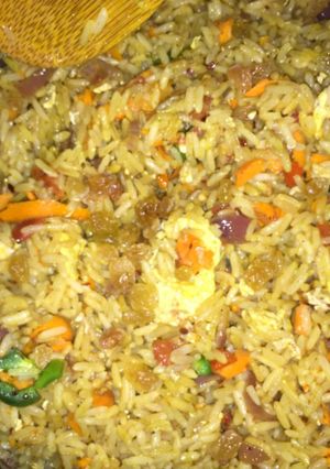 A picture of Egg rice by jidda”ss cuisine.