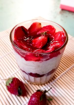 Foto resep Overnight strawberry oat