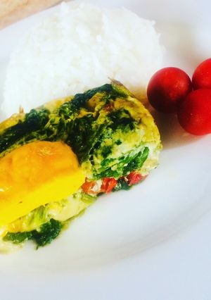 Una foto de Budín de Espinaca free gluten