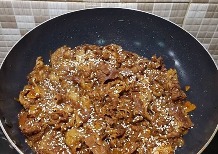 Resep: Daging Yoshinoya Anti Gagal! - Resep Masakan