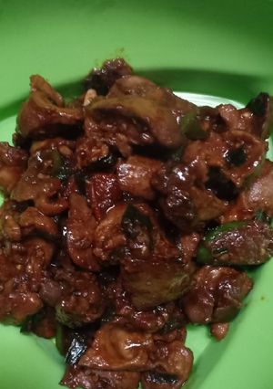 Foto resep Ati ampela saus lada hitam