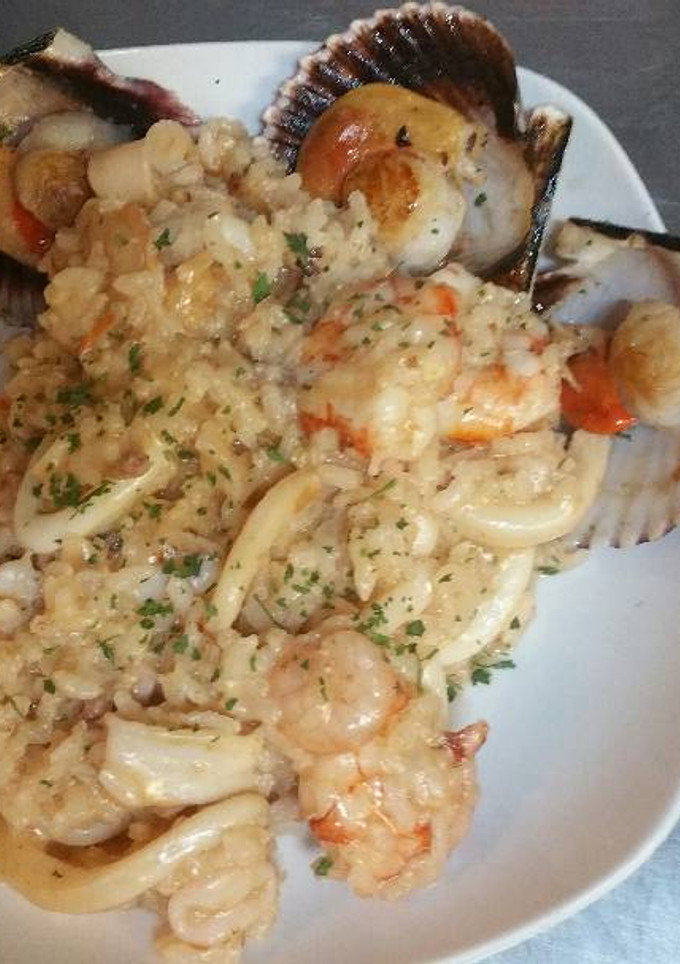 Una foto de Risotto de mar