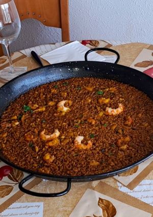Una foto de Arroz al senyoret
