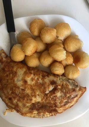 Una foto de Omelette de Atún