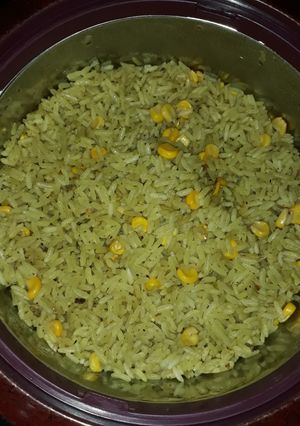 A picture of Marie's spiced rice.