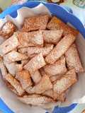 Chiacchiere alla panna