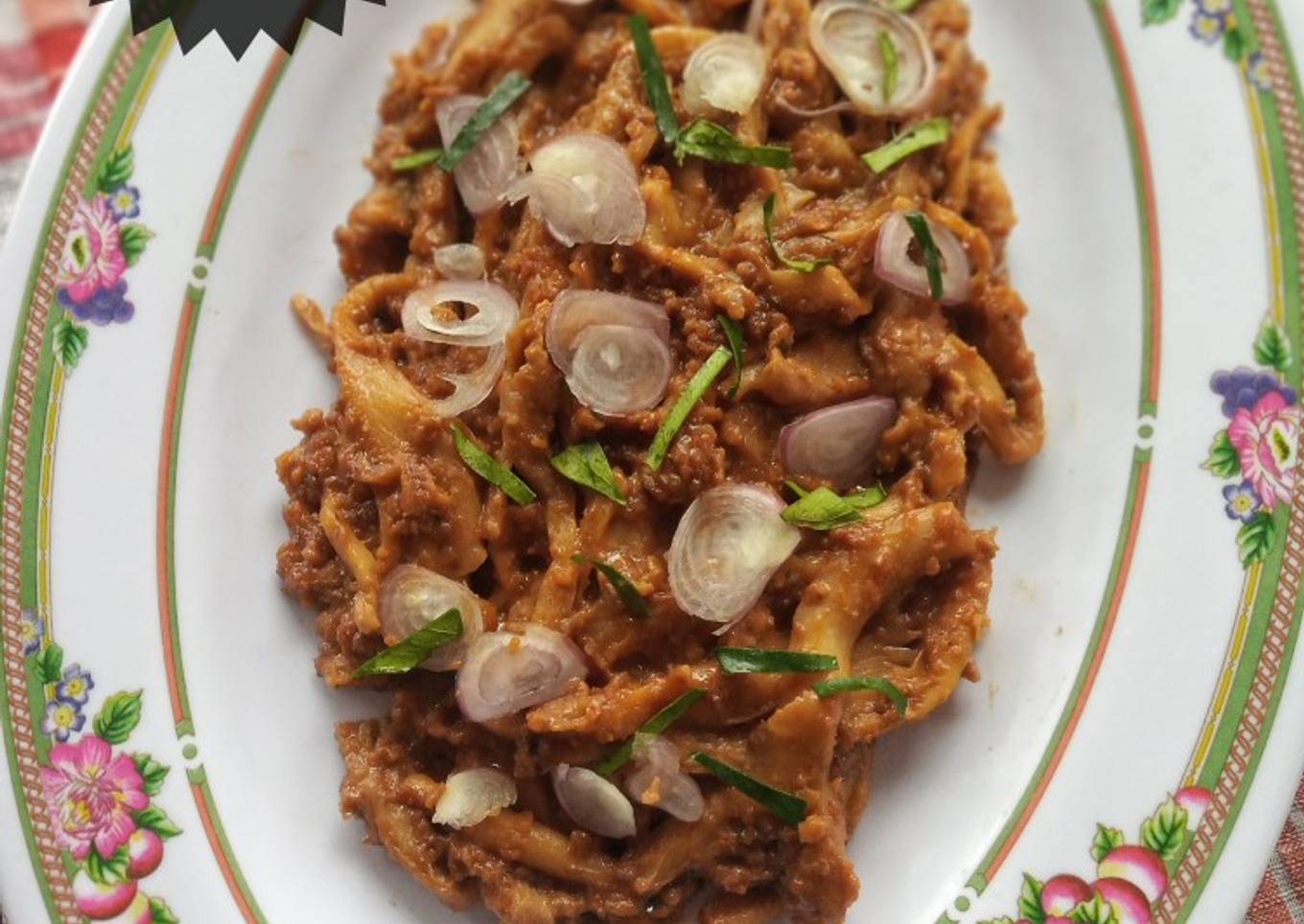 Jamur Tiram Bumbu Sate