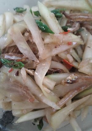Foto resep Tumis terasi pepaya muda