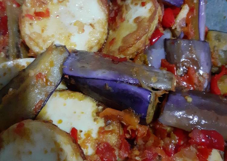 Terong Putih telur balado
