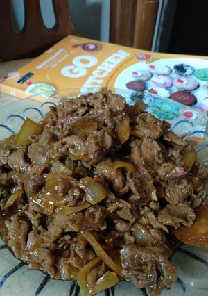 Foto resep Beef teriyaki ala hokben #festivalresepasia