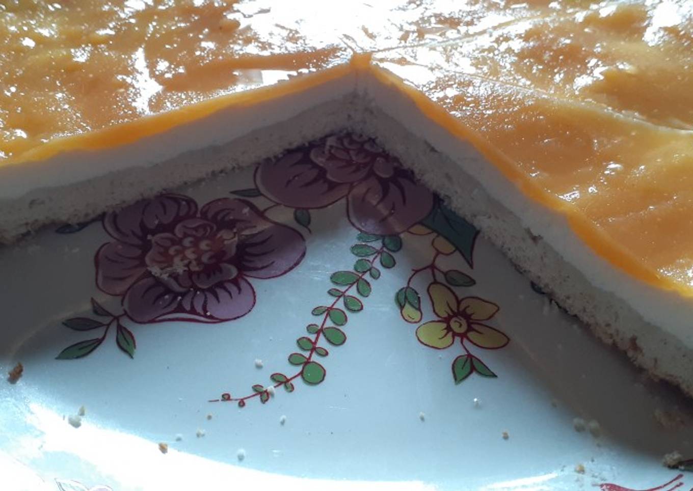 Tarta de ricota dulce de batata, sin azúcar