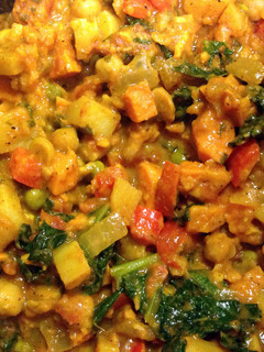 A picture of Parker's Chana Curry.