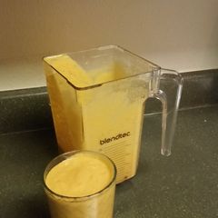A picture of Pumpkin Pie Protein Smoothie.