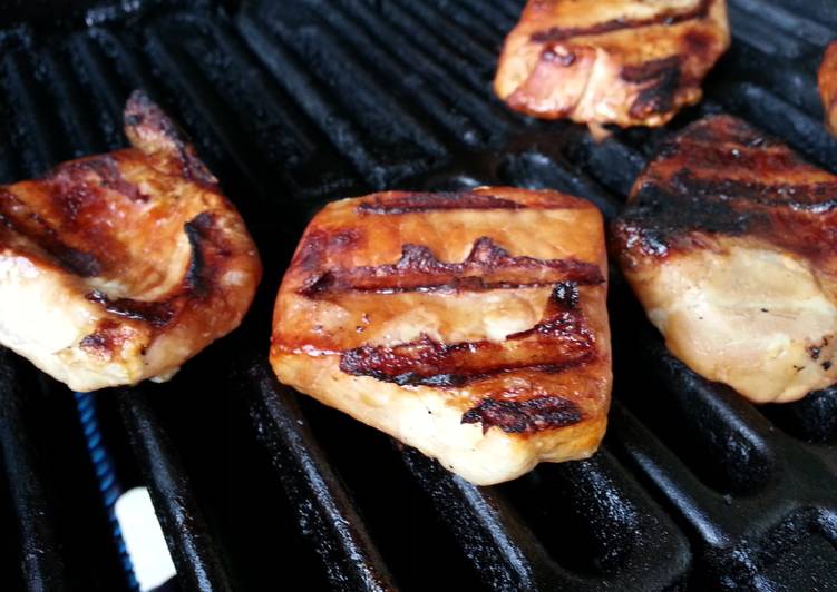 Recipe of Award-winning Hawaiian Pork Chops