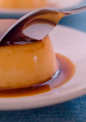 A picture of Creme Caramel Custard.