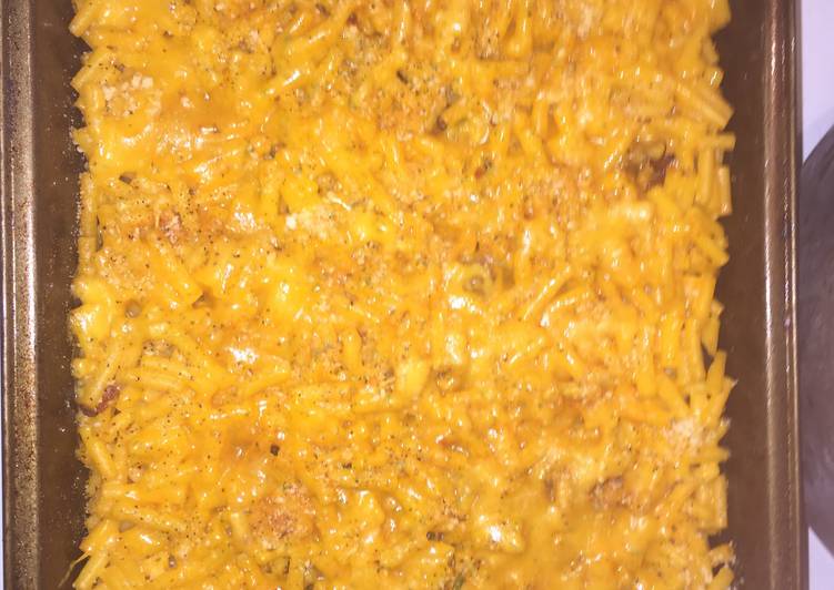 How to Make Super Quick Homemade Bacon Mac n Cheese Casserole