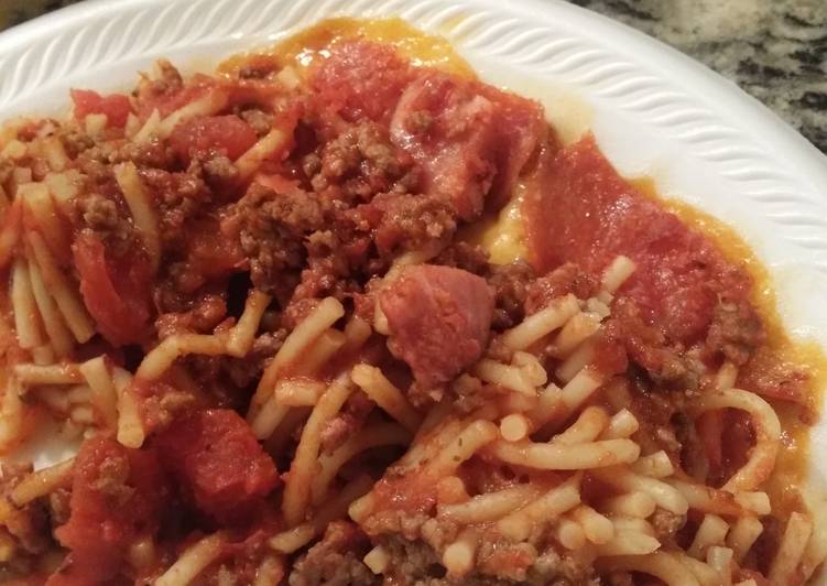 Simple Way to Make Any-night-of-the-week Grandma Baked Spaghetti