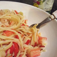 A picture of Budget Seafood Pasta.