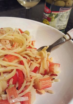A picture of Budget Seafood Pasta.