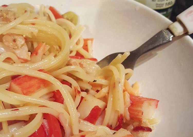 Simple Way to Prepare Award-winning Budget Seafood Pasta