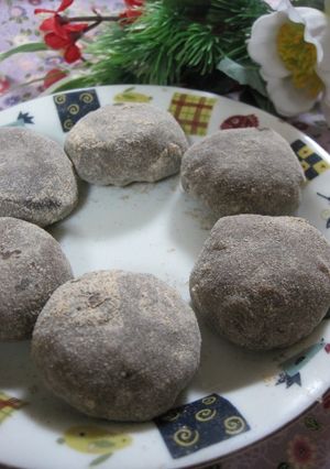 A picture of Barley Flour Mochi.