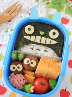 A picture of Easy Totoro Charaben (Kids Bento).