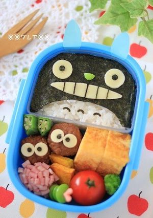 A picture of Easy Totoro Charaben (Kids Bento).