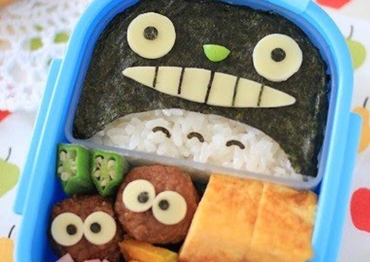 Recipe of Homemade Easy Totoro Charaben (Kids Bento)