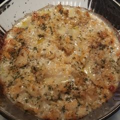 A picture of Homemade Baked Mac and Cheese.