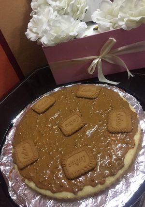 صورة لوصفة كيكة اللوتس🌸