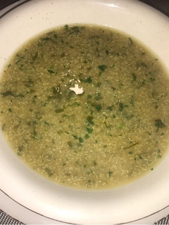 Una foto de Sopa de quinoa