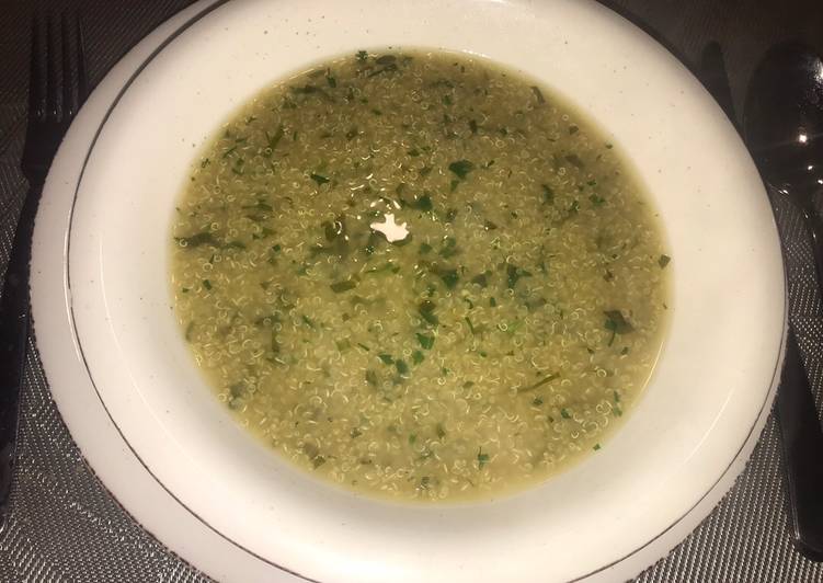 Sopa de quinoa