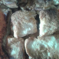 A picture of My signature bread toast.