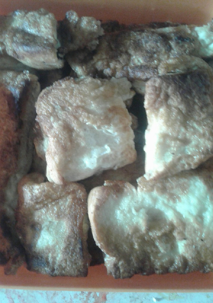 A picture of My signature bread toast.
