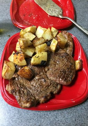 A picture of Steak And Potatoes.