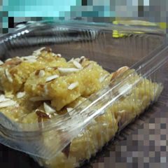 A picture of Sev burfi Mithai.