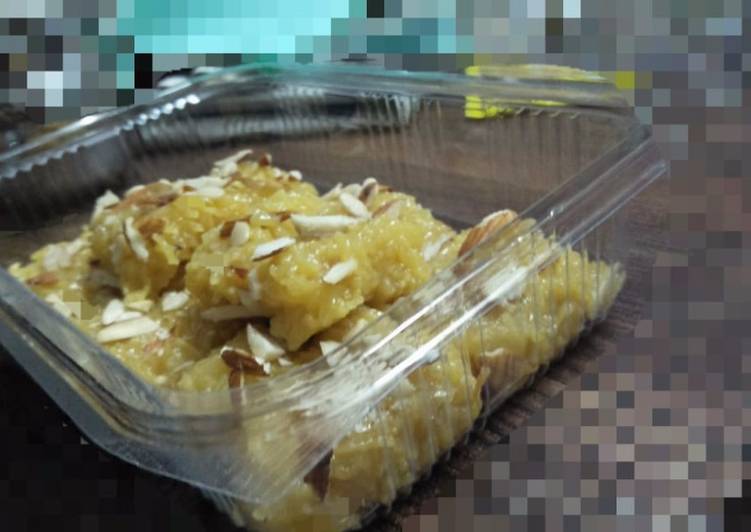 Steps to Make Perfect Sev barfi (Mithai) Cooking Basics for Newbies