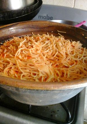 Una foto de Espaguetti rojo :)