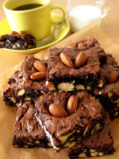 A picture of Rich and Dense Grown-up Brownies.